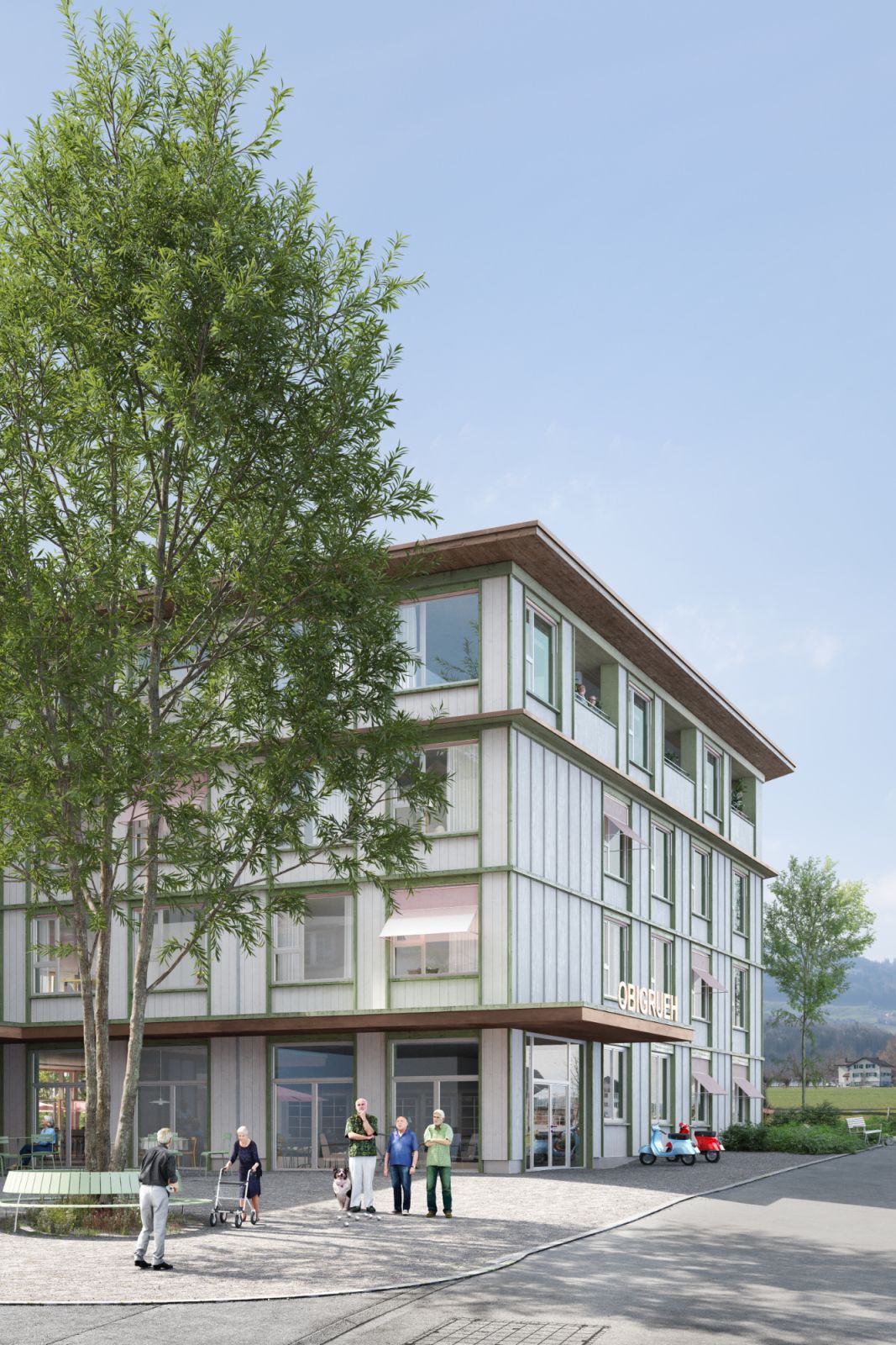 Studienauftrag Alterszentrum, Schübelbach, 2. Preis